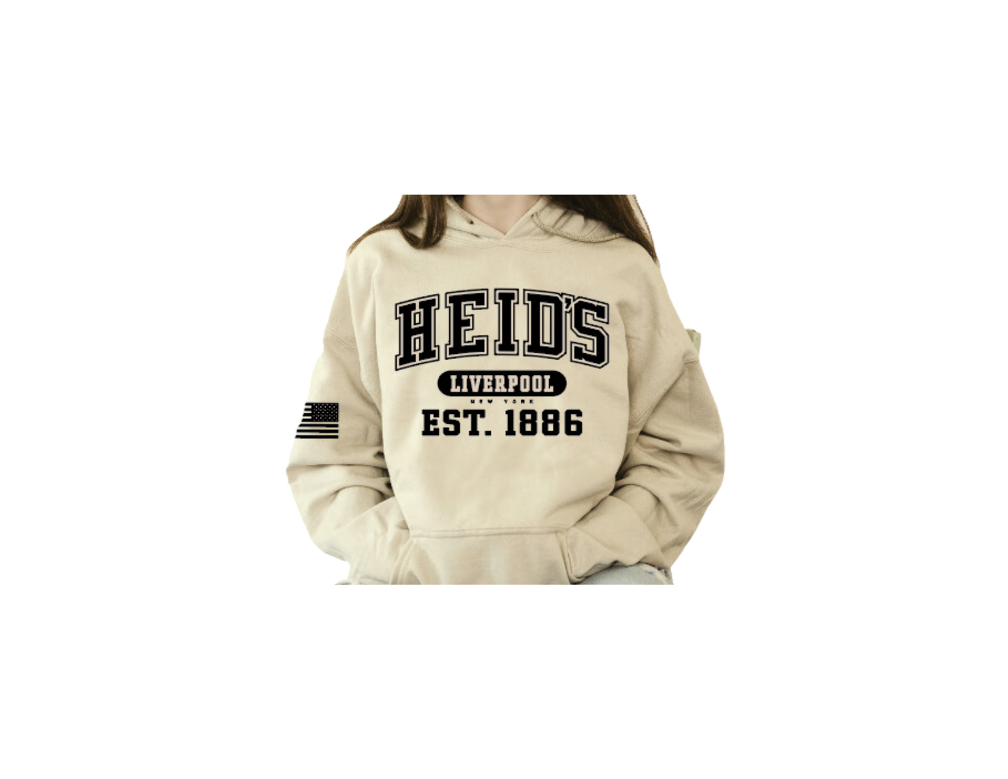 NEW ITEM! Heid's Veteran Pride Hoodie