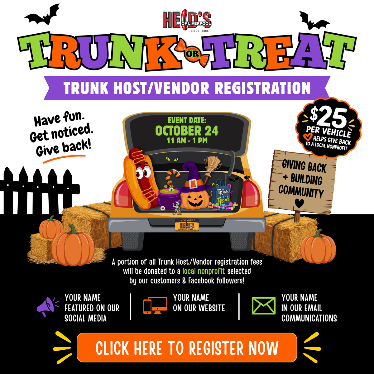 Trunk or Treat TRUNK HOST & VENDOR Registration