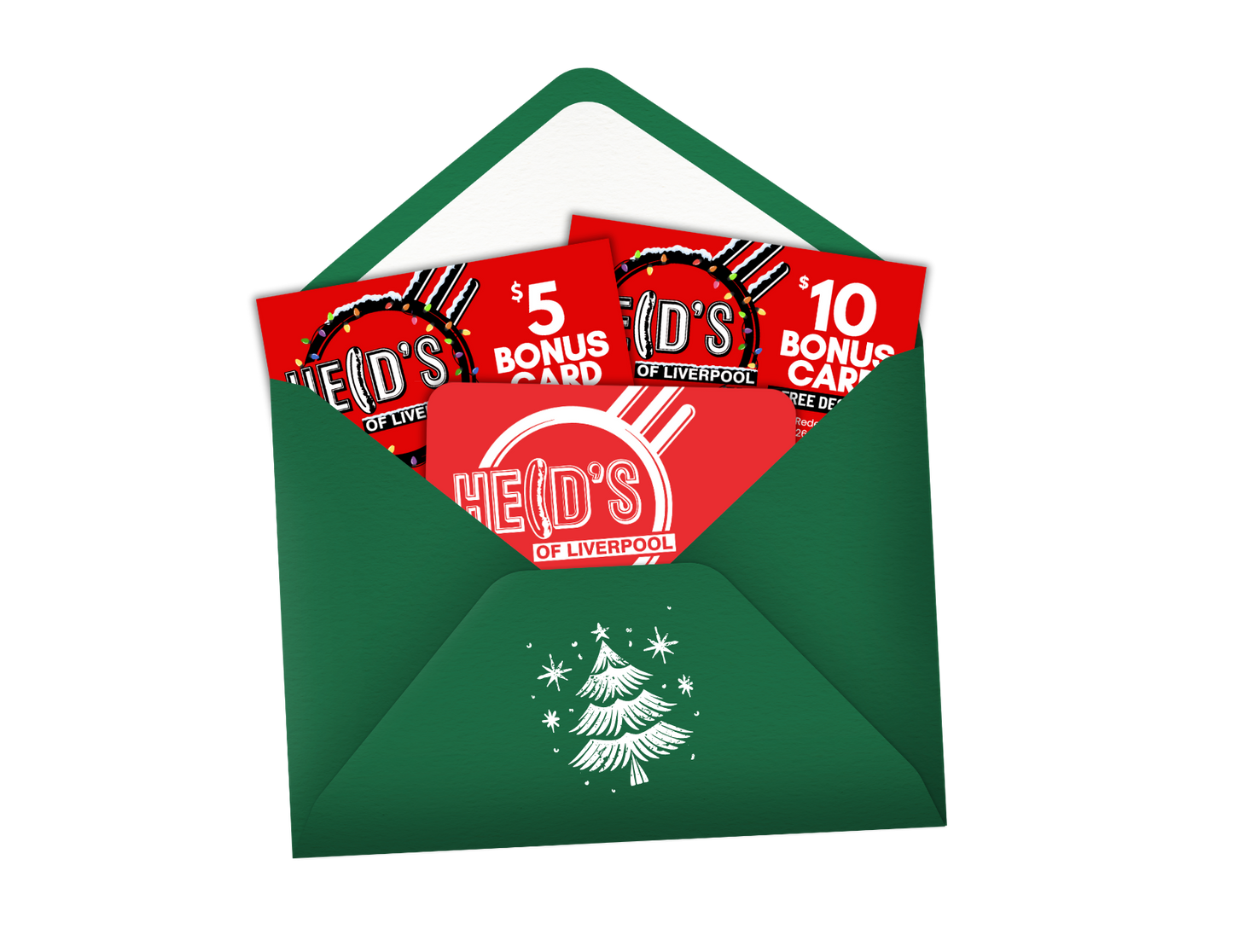 Heid's Gift Card with Bonus Cards! Available for a limited time.