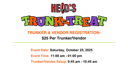 Trunk or Treat TRUNKER & VENDOR Registration